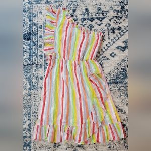 Girls one shoulder dress